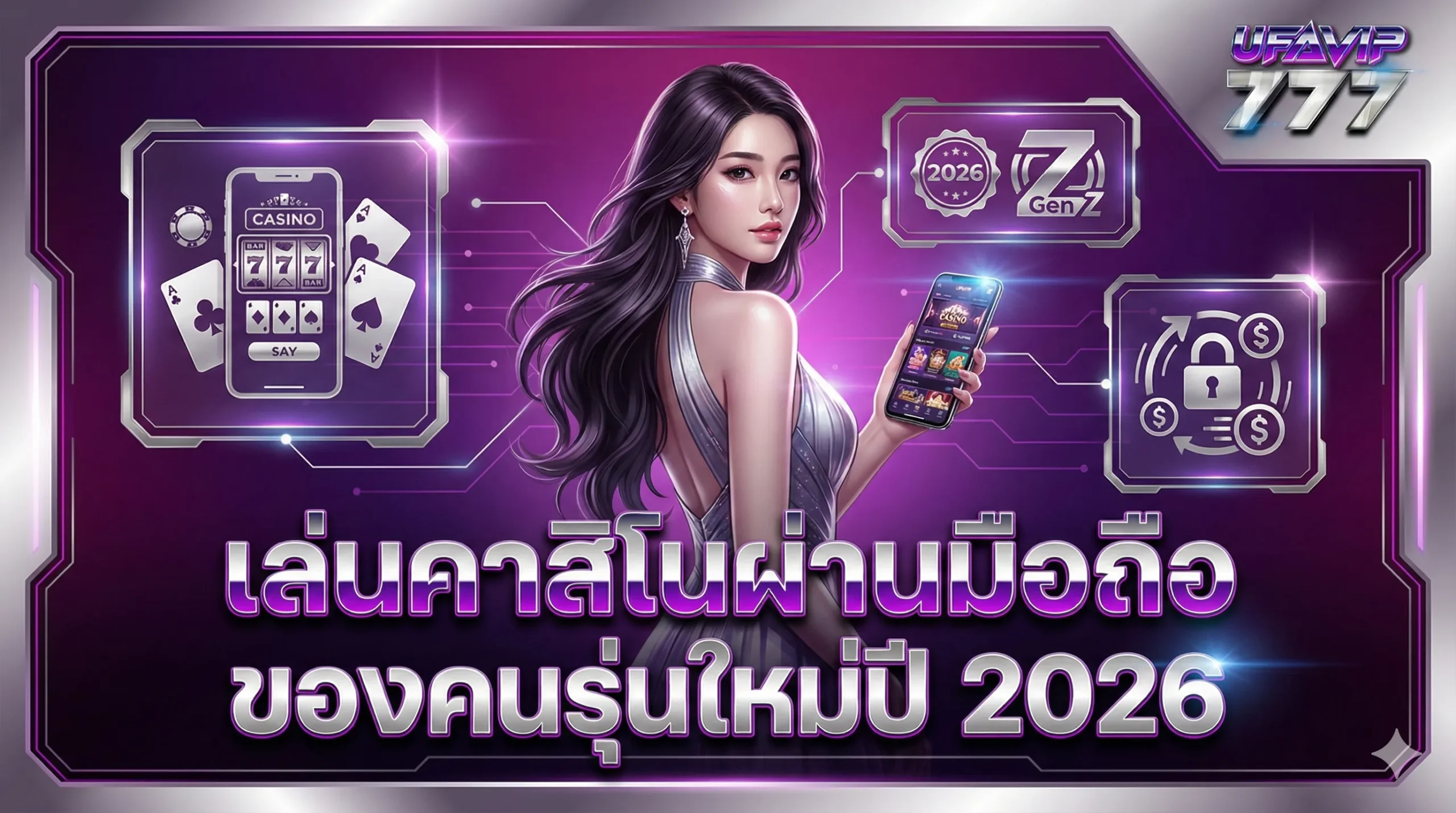 เล่นคาสิโนผ่านมือถือ ของคนรุ่นใหม่ปี 2026